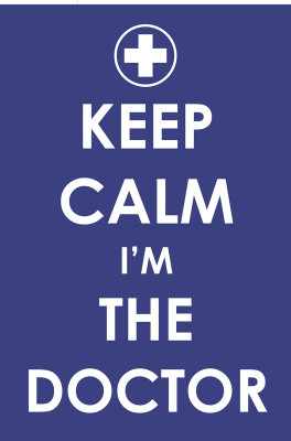 8% OFF on Keep Calm I Am the Doctor Paper Print