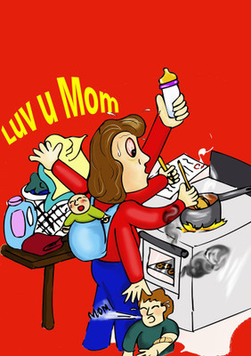 52% OFF on Love You Mom Fine Art Print