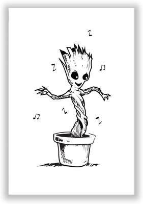 27% OFF on I am Groot Guardians Of The Galaxy Poster Paper Print