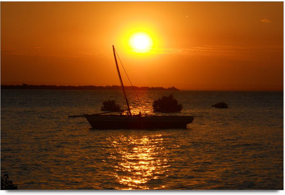 34% OFF on Amy Boat in The Sea Far Away From The Sun 3D Poster