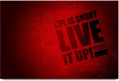 62% OFF on Quote On Live Life Paper Print 62% OFF on Quote On Live Life Paper Print