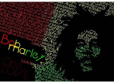 37% OFF on Bob Marley One LovePoster (18 x 12 Inches) by Shopkeeda Paper Print