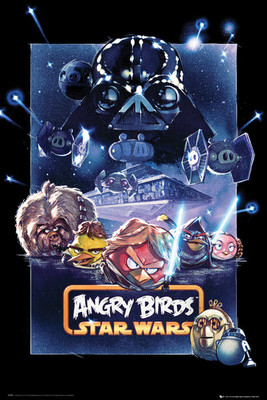 Angry Birds Star Wars Paper Print Angry Birds Star Wars Paper Print