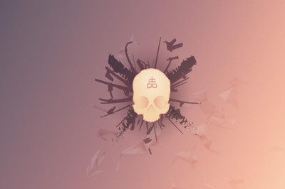 62% OFF on Crazy Skull Poster Photographic Paper