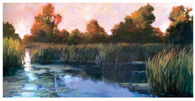 Montage - The Lily Pond Fine Art Print