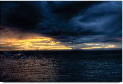 34% OFF on Amy Beautiful Summer Evening Sea Scenery Paper Print 34% OFF on Amy Beautiful Summer Evening Sea Scenery Paper Print