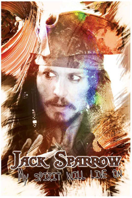 26% OFF on Jack Sparrow Paper Print 26% OFF on Jack Sparrow Paper Print