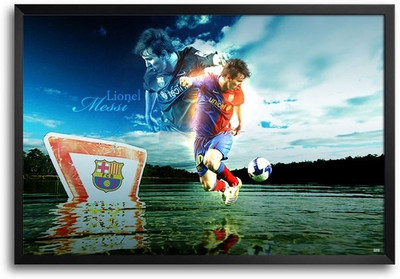 53% OFF on Lionel Messi Fp00003506 Framed Photographic Paper