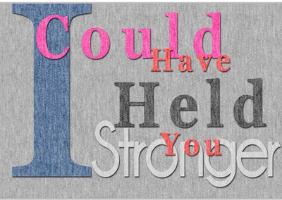 37% OFF on I Could Have Held You Stronger Poster (18 x 12 Inches) by Shopkeeda Paper Print
