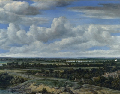 81% OFF on Canvas painting without frame - Blue Seen Canvas Art