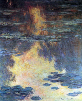 8% OFF on Water lilies, water landscape #2 by Monet Canvas Art