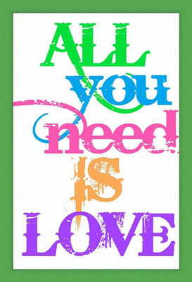42% OFF on Painting Mantra Framed - All You Need Is Love Paper Print