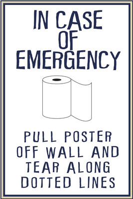 37% OFF on Toilet Paper Poster Paper Print 37% OFF on Toilet Paper Poster Paper Print