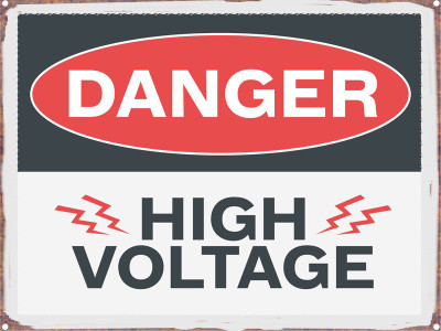 37% OFF on Danger High Voltage Tin sign Paper Print 37% OFF on Danger High Voltage Tin sign Paper Print