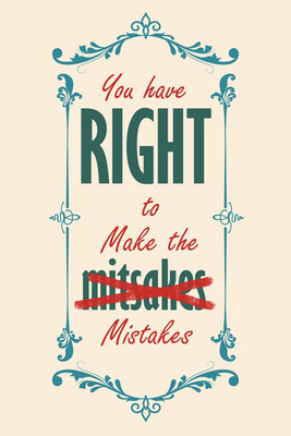 37% OFF on You have the right to make Mistakes Paper Print 37% OFF on You have the right to make Mistakes Paper Print