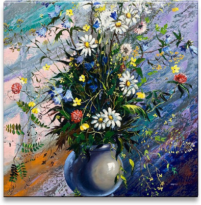38% OFF on Vase with Bouquet of Flowers Canvas Art