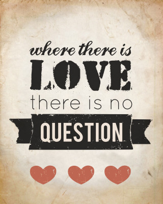 55% OFF on Love is Without Questions Fine Art Print