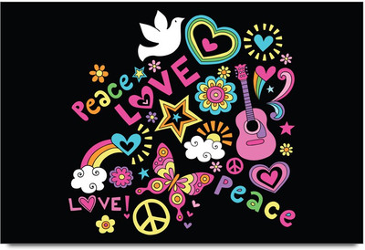 75% OFF on Amy Peace Love Beautiful 3D Poster