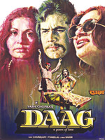 Daag - A Poem of Love - 1973 Paper Print: Poster