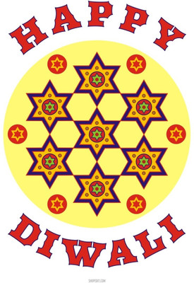 16% OFF on Poster - May The Spirit Of Light Illuminate The World. Happy Diwali Paper Print