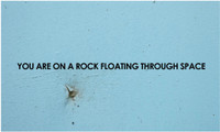 You are On a Rock Paper Print: Poster