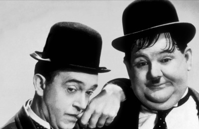 7% OFF on Laurel & Hardy Fine Art Print