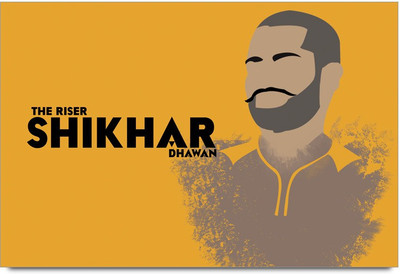 53% OFF on Shikhar Dhwan Minimal Laminated Poster Paper Print 53% OFF on Shikhar Dhwan Minimal Laminated Poster Paper Print