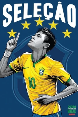 12% OFF on World Cup Poster - Brazil Photographic Paper