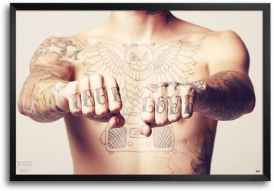 74% OFF on Tattoo Man Fp00004394 Framed Photographic Paper 74% OFF on Tattoo Man Fp00004394 Framed Photographic Paper