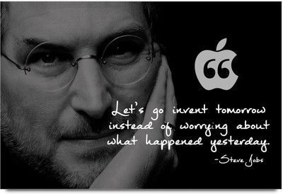 53% OFF on Let's Go Invent Tomorrow Quote By Steve Jobs Laminated Poster Paper Print 53% OFF on Let's Go Invent Tomorrow Quote By Steve Jobs Laminated Poster Paper Print