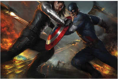 75% OFF on Artmagik The Winter Soilder Poster Fine Art Print