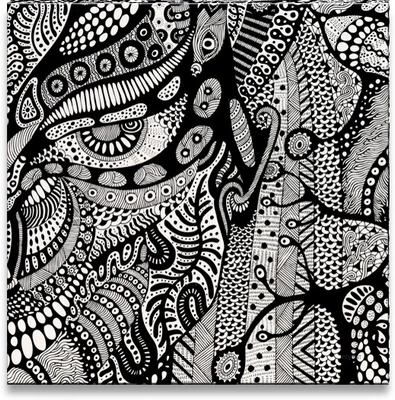 38% OFF on Axro's Psychedelic Alien Canvas Art