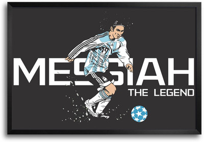 46% OFF on Shopmantra Lionel Messi The LegendLaminated Frame Poster Paper Print