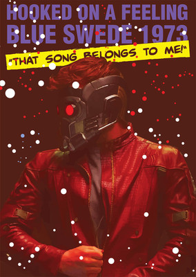 Starlord designed by Arjun Arunkumar Paper Print