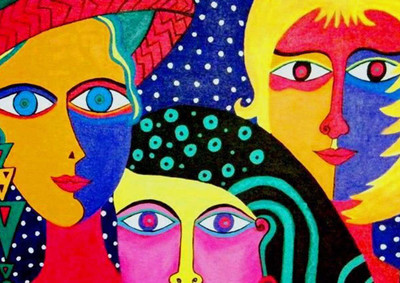 41% OFF on Faces Fine Art Print