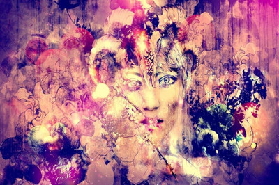 62% OFF on Abstract Face Art Poster Photographic Paper