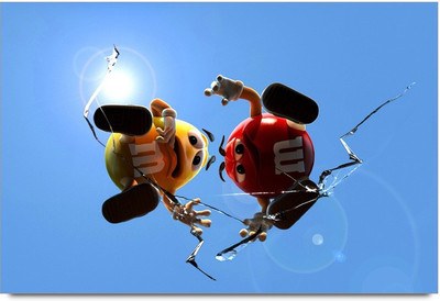 75% OFF on Amy Cute M&M Paper Print