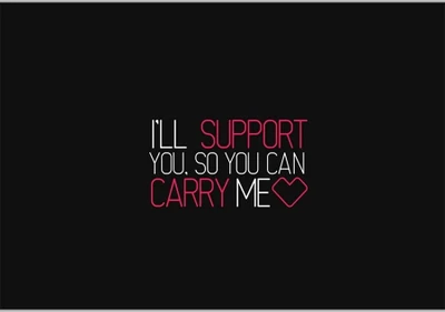 37% OFF on I'll Support You Poster (18 x 12 Inches) by Shopkeeda Paper Print