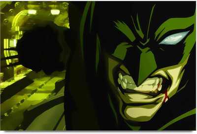 34% OFF on Amy Batman Fighting Cartoon Art 3D Poster