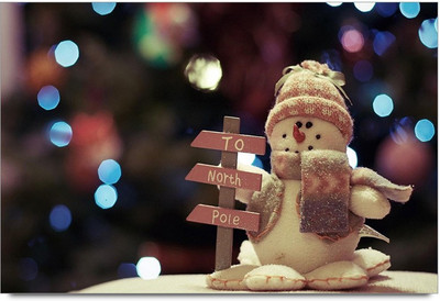 34% OFF on Amy Cute To North Pole Paper Print