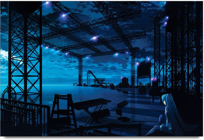 34% OFF on Amy Cartoon Alone Girl in The Night 3D Poster 34% OFF on Amy Cartoon Alone Girl in The Night 3D Poster