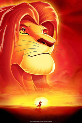 50% OFF on The Lion King (C) 36x48 IN Poster - Da Vinci Posters Photographic Paper