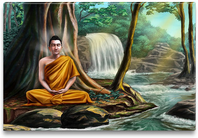 43% OFF on Buddha Meditation Canvas Art