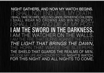 37% OFF on I Am The Sword Poster (18 x 12 Inches) by Shopkeeda Paper Print