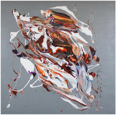 Chardi Kala Colour Splatter Framed Canvas Art Chardi Kala Colour Splatter Framed Canvas Art