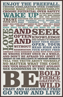 37% OFF on Enjoy The Free Fall Paper Print