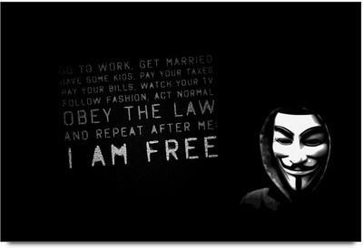 58% OFF on Anonymous I Am Free Poster Paper Print 58% OFF on Anonymous I Am Free Poster Paper Print