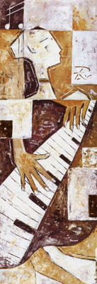 54% OFF on Man with a piano Fine Art Print 54% OFF on Man with a piano Fine Art Print