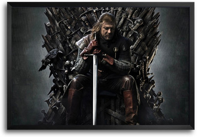 46% OFF on ShopMantra Game of Thrones Laminated Frame Poster Paper Print