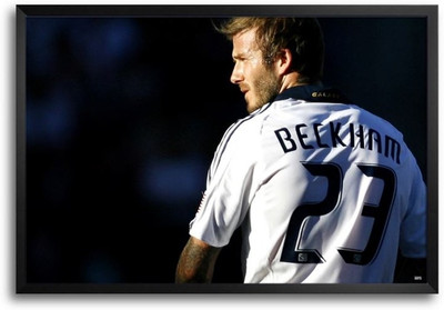 53% OFF on David Beckham Los Angeles Fp00004590 Framed Photographic Paper